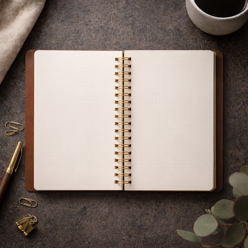 Midori Grain Notebook - B6